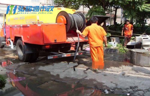 北桥下水道清洗